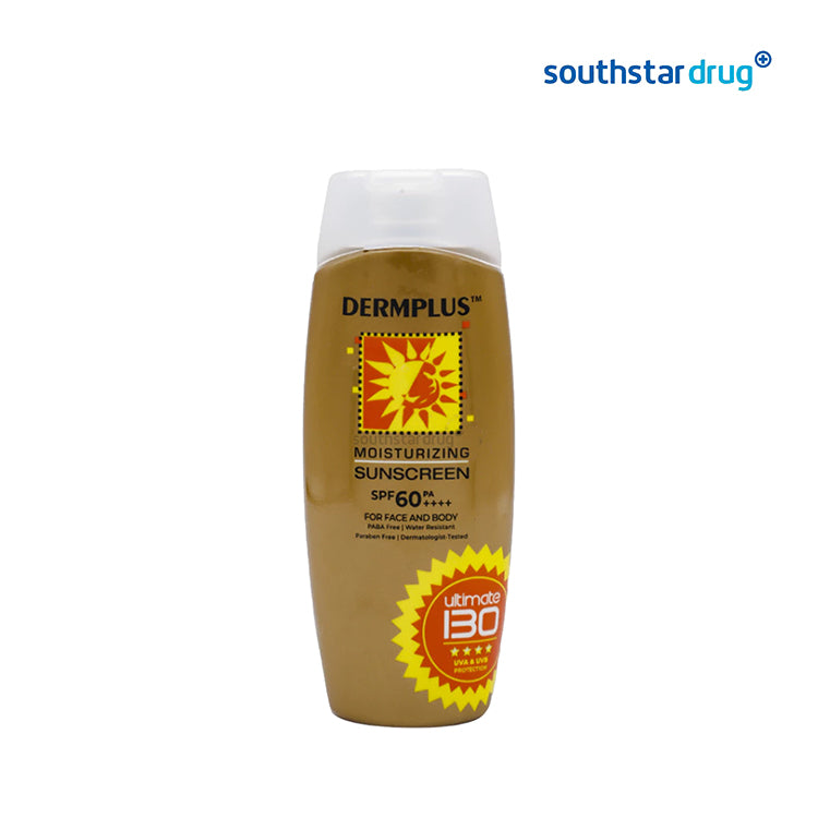 Dermplus Moisturizing Sunscreen Ultimate 130 SPF 60 PA++++ Sunblock Lotion 50ml