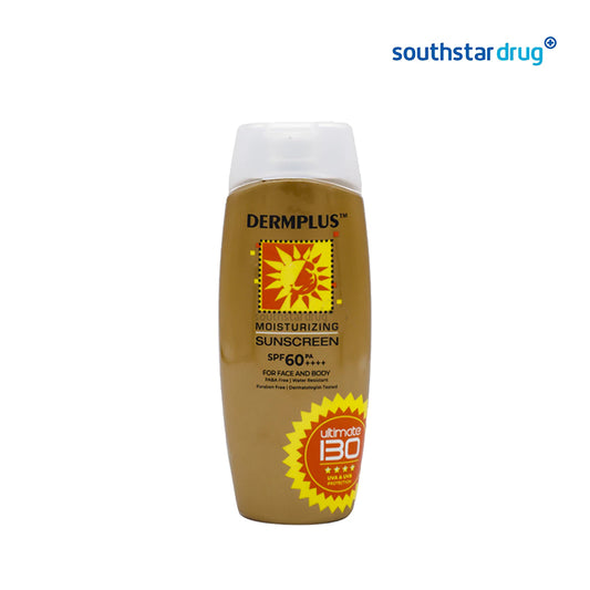 Dermplus Moisturizing Sunscreen Ultimate 130 SPF 60 PA++++ Sunblock Lotion 50ml