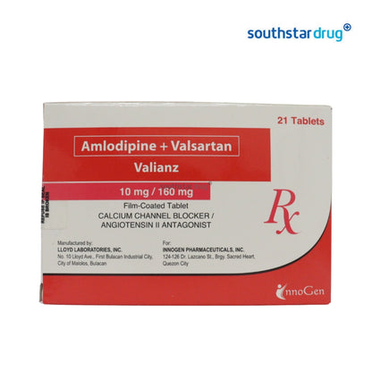 Rx: Valianz 10mg/160mg Tablet