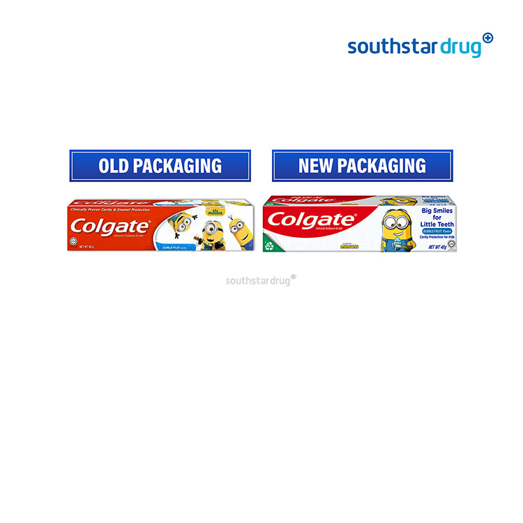 Colgate Kids Minions Bubble Fruit Toothpaste 40g