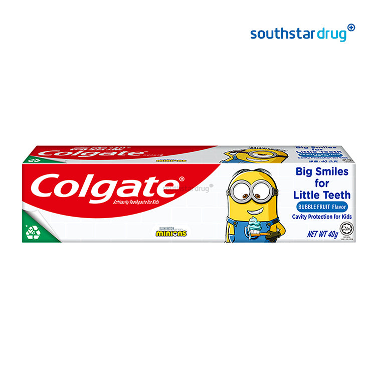 Colgate Kids Minions Bubble Fruit Toothpaste 40g