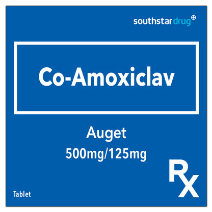 Rx: Auget 500mg / 125mg Tablet