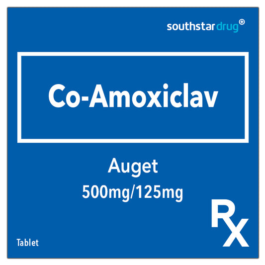 Rx: Auget 500mg / 125mg Tablet