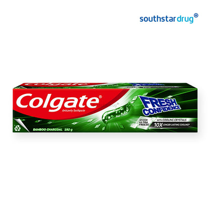 Colgate Fresh Confidence Bamboo Charcoal Whitening Strips Toothpaste 192g