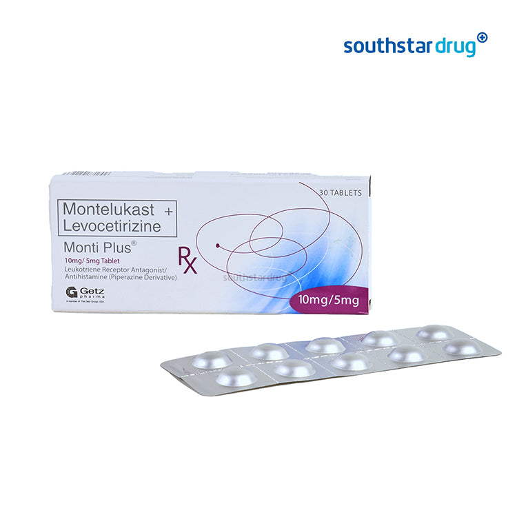 Rx: Monti Plus 10mg / 5mg Tablet