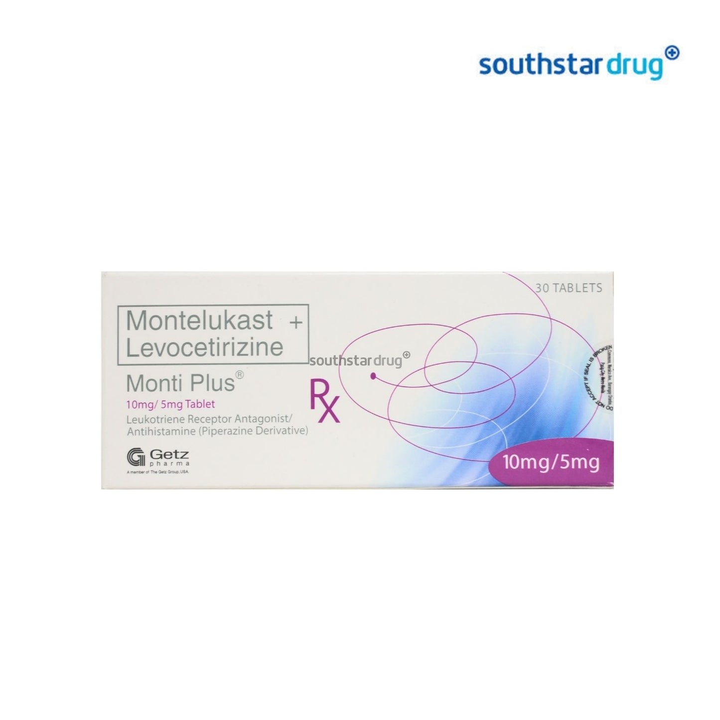 Rx: Monti Plus 10mg / 5mg Tablet