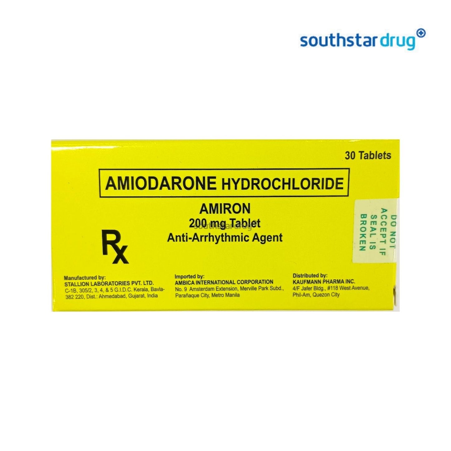 Rx: Amiron 200mg Tablet