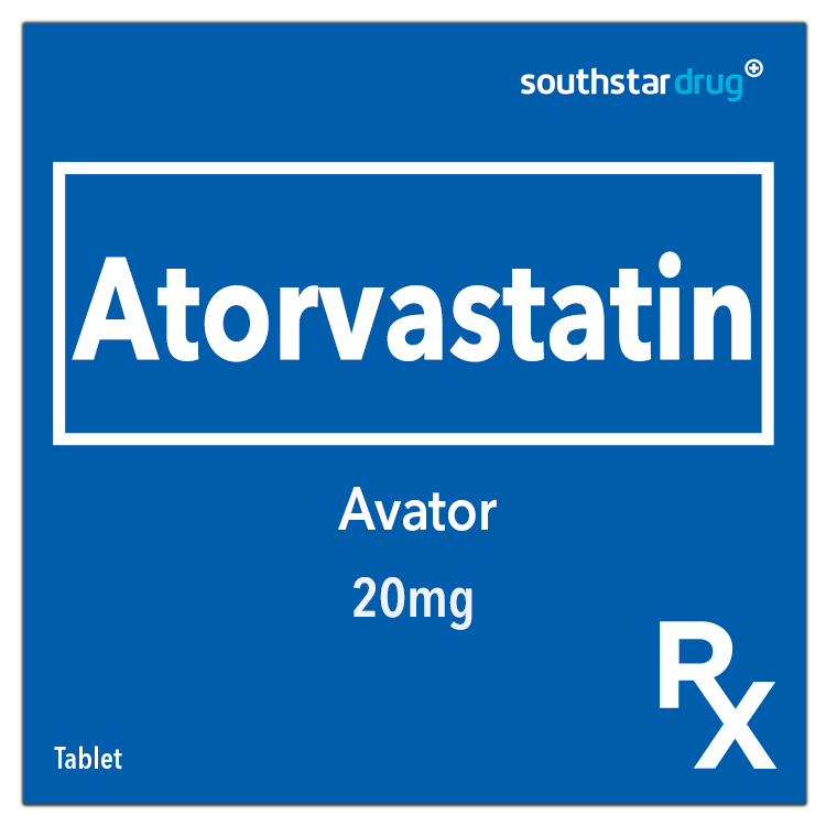 Rx: Avator 20mg Tablet
