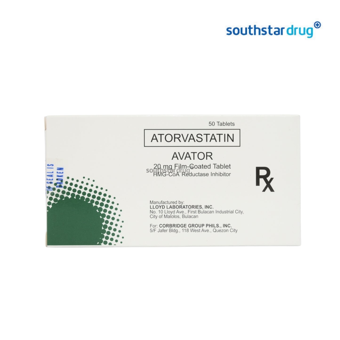 Rx: Avator 20mg Tablet