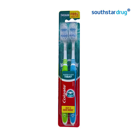 Colgate Super Flexi Buy 2 Save More Toothbrush - Medium Bristle