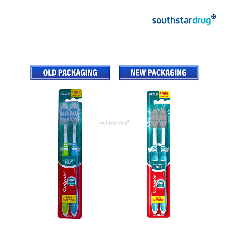 Colgate Super Flexi Buy 2 Save More Toothbrush - Medium Bristle