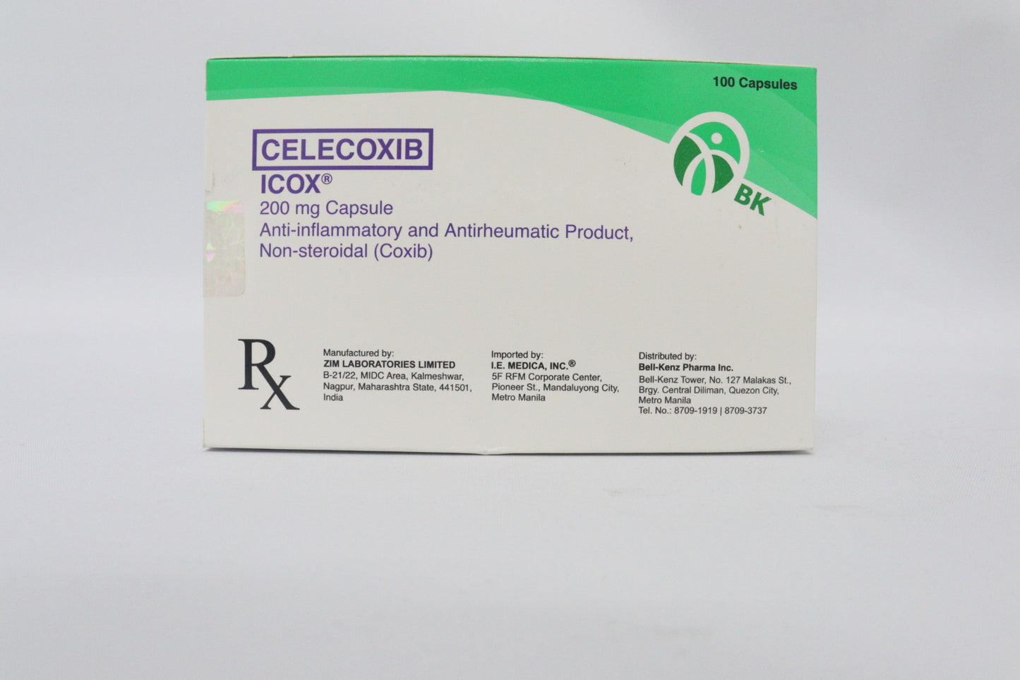 Rx: Icox 200mg Capsule