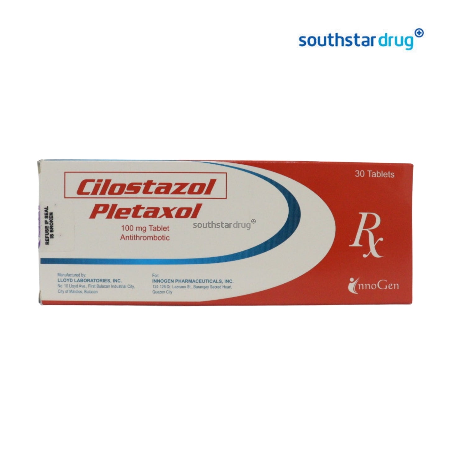 Rx: Pletaxol 100mg Tablet