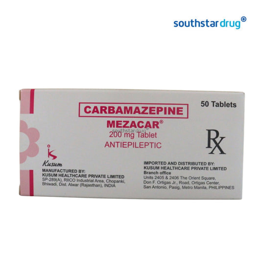 Rx: Mezacar 200mg Tablet