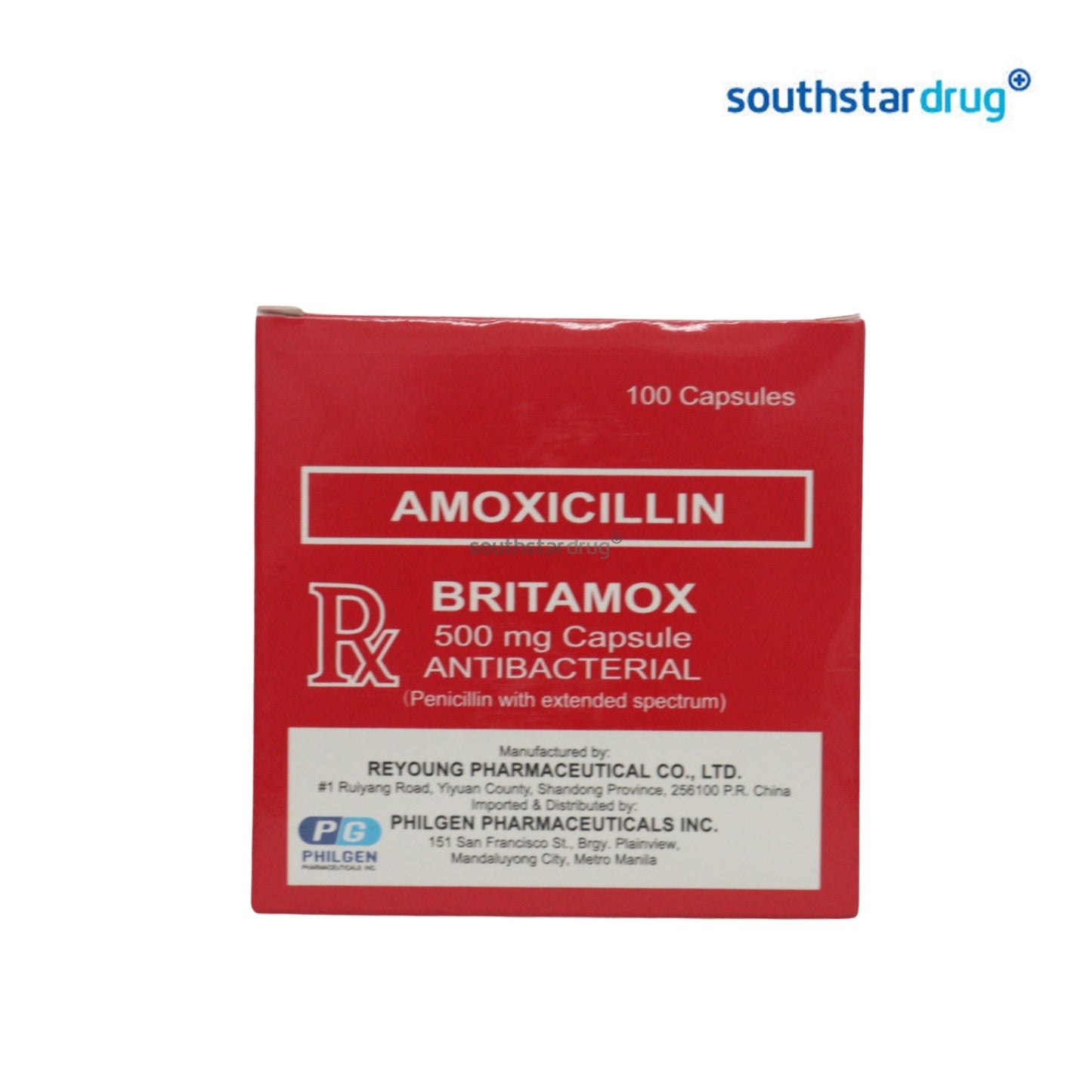 Rx: Britamox 500mg Capsule