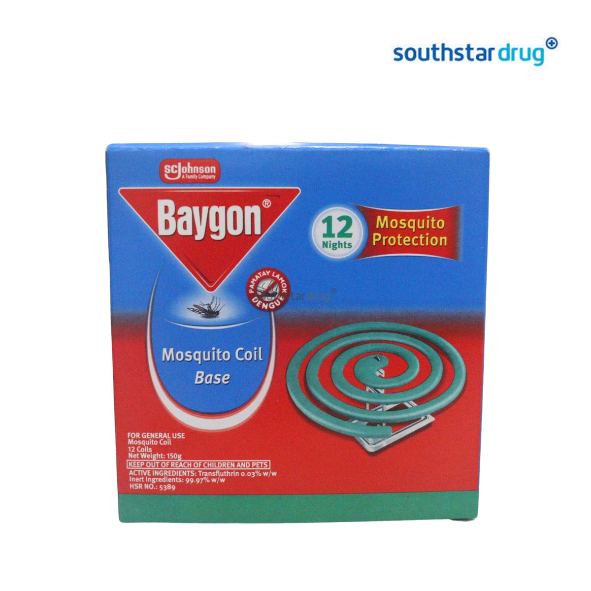 Baygon Mosquito Coil Base 150g