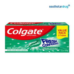 Colgate Fresh Confidence Cool Menthol Fresh Toothpaste 120g - Southstar Drug