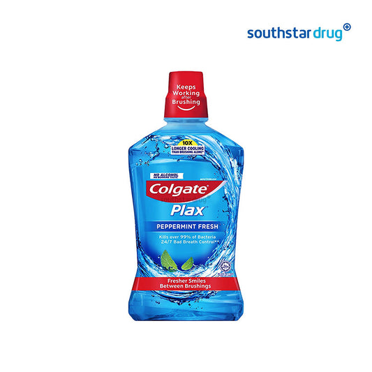 Colgate Plax Antibacterial Mouthwash Peppermint Fresh 1L