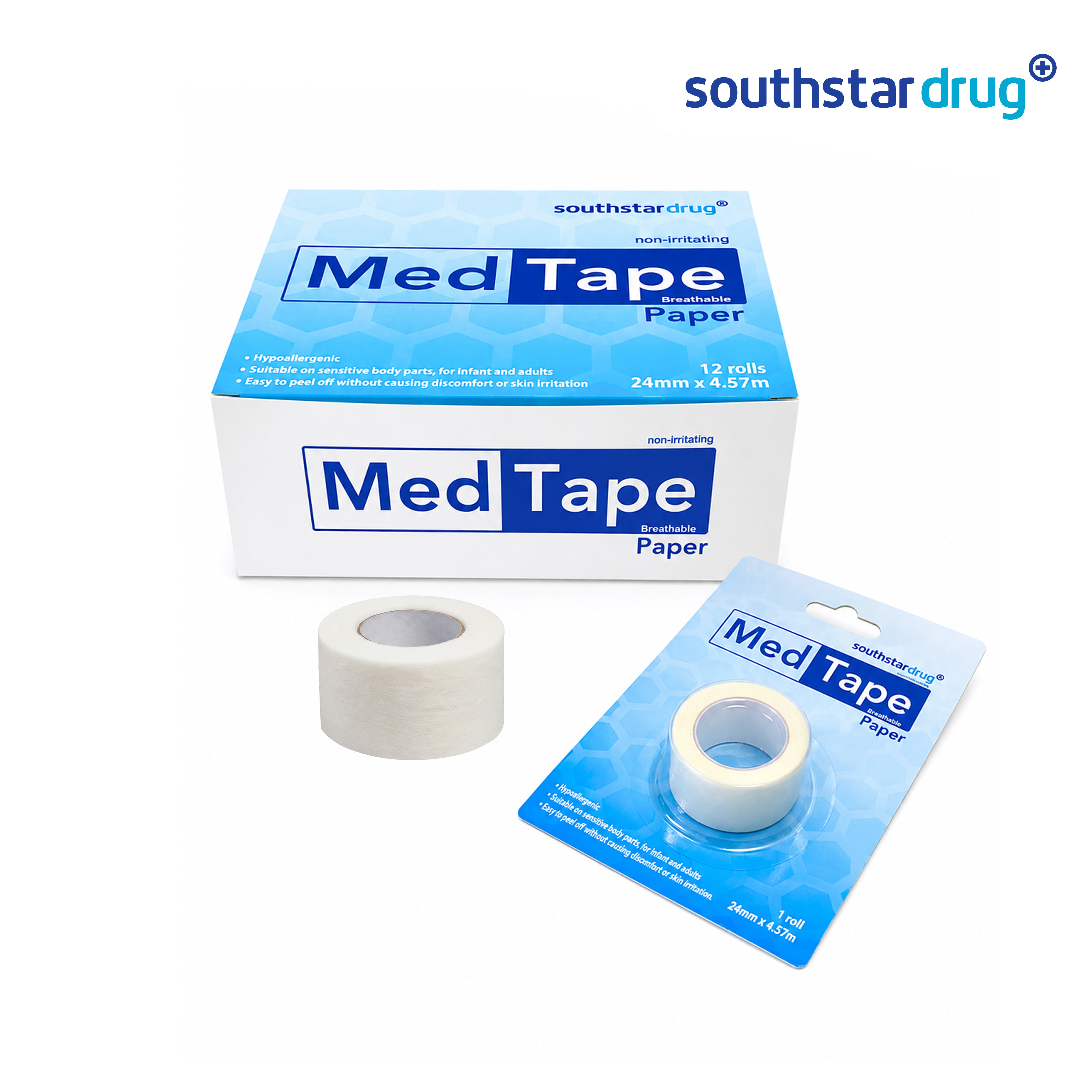 Southstar Drug Med Tape Paper 25 mm x 4.57 m - Southstar Drug