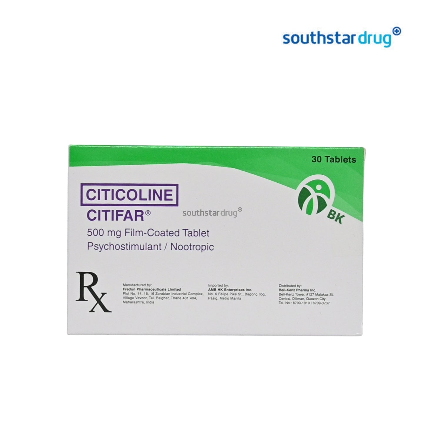 Rx: Citifar 500mg Tablet