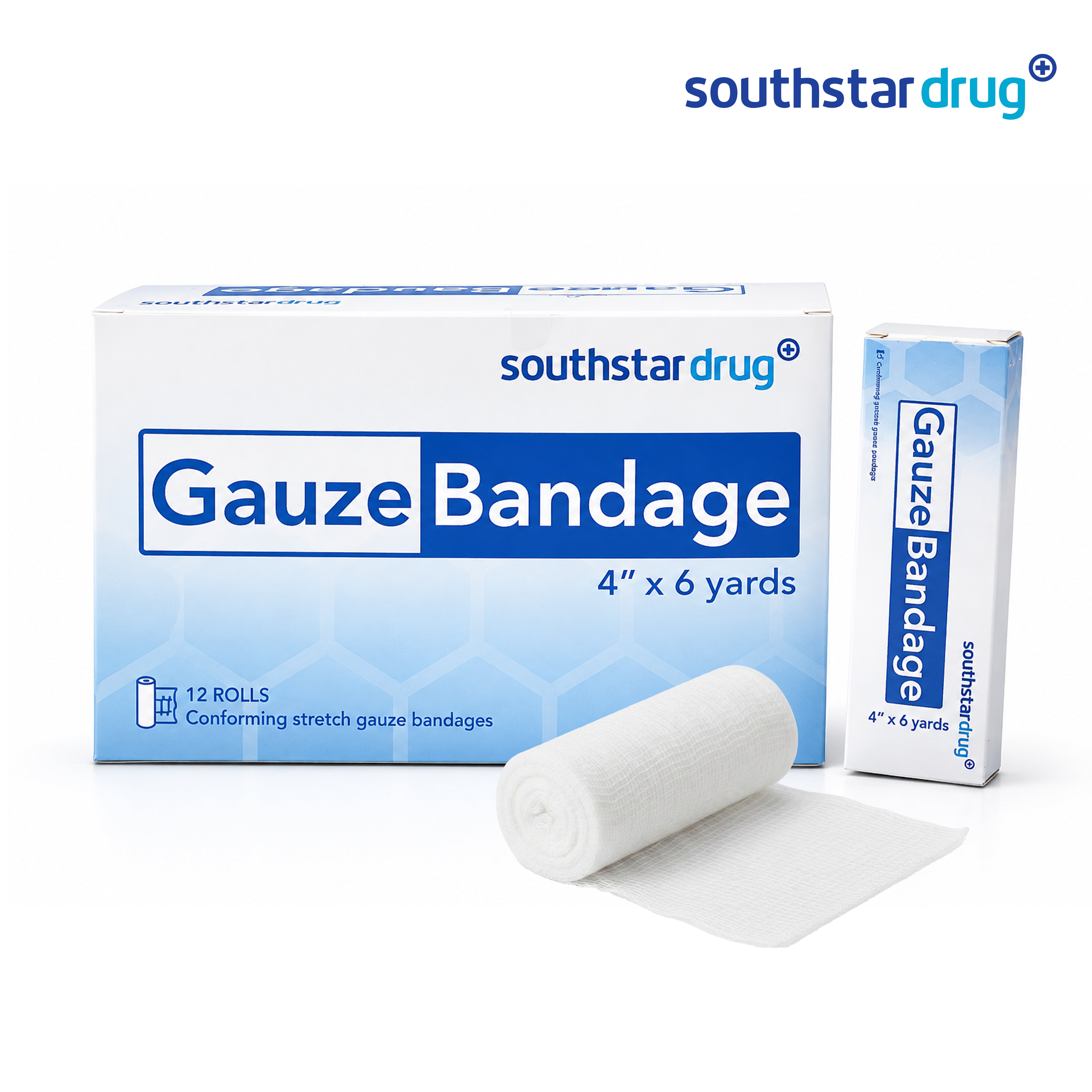 Southstar Drug Gauze Bandage 4'' x 6 yards - Southstar Drug