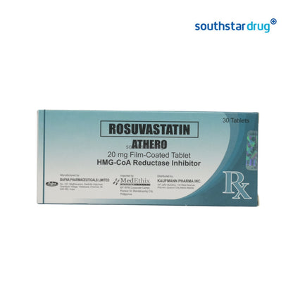 Rx: Athero 20mg Tablet