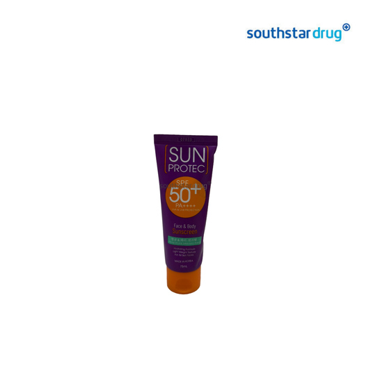 Sun Protec Sunscreen SPF50++++ 75ml Tube