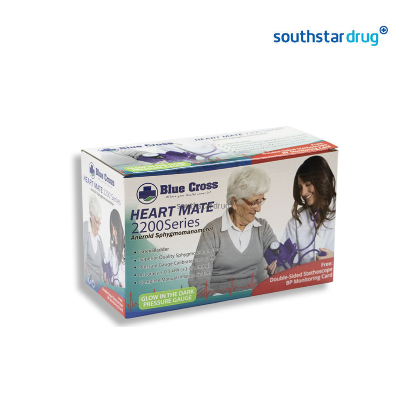 Blue Cross Heart Mate 2200 Series Aneroid Sphygmomanometer