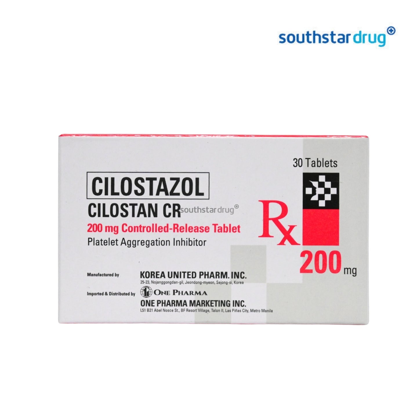 Rx: Cilostan CR 200mg Tablet