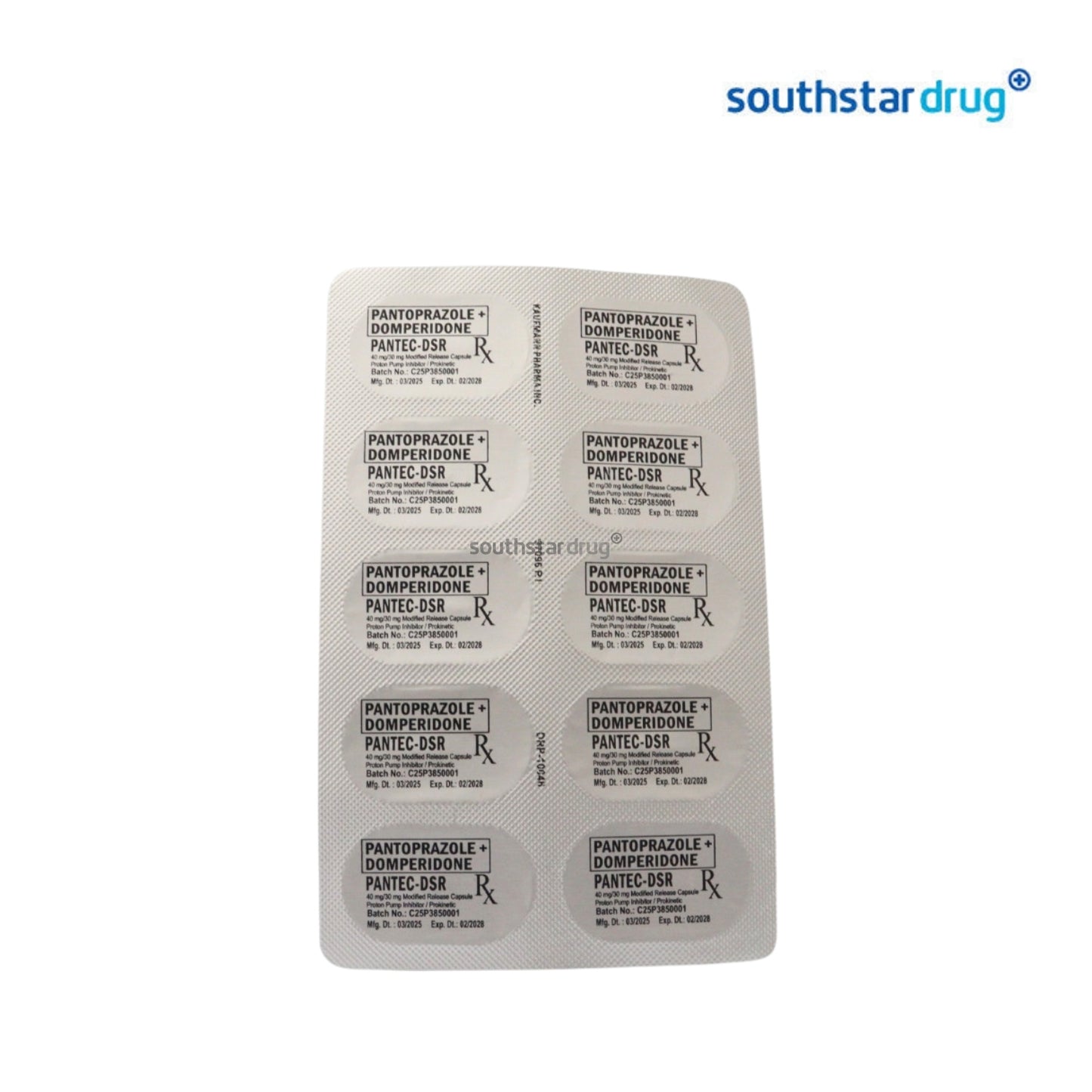 Rx: Pantec DSR 40mg / 30mg Capsule