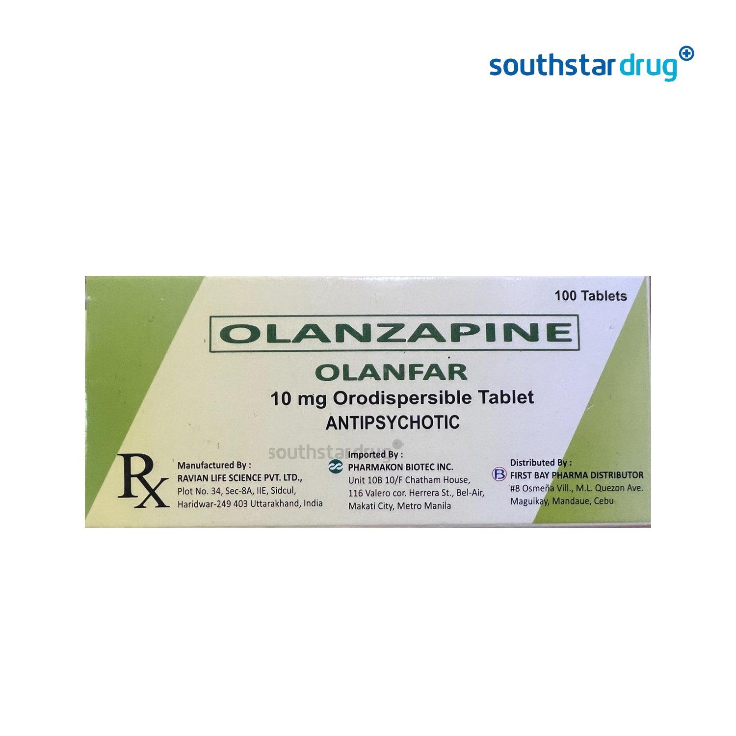 Rx: Olanfar 10mg Tablet - Southstar Drug