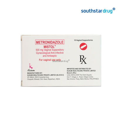 Rx: Mistol 500mg Vaginal Suppository