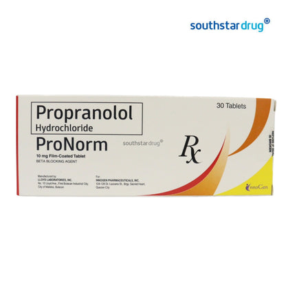 Rx: Pronorm 10mg Tablet