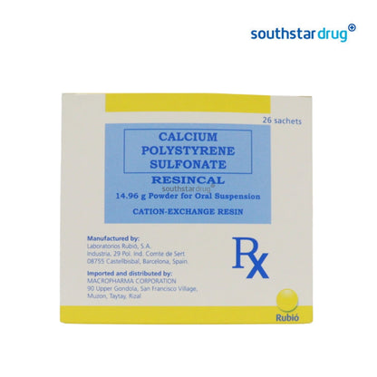 Rx: Resincal 14.96 g Powder Oral Suspension