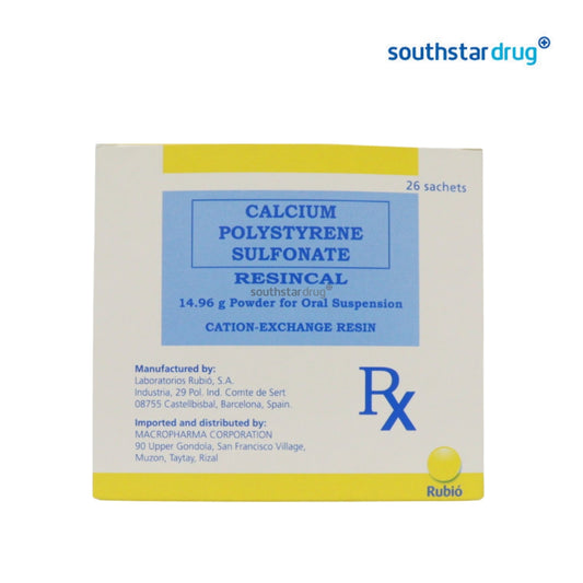 Rx: Resincal 14.96 g Powder Oral Suspension