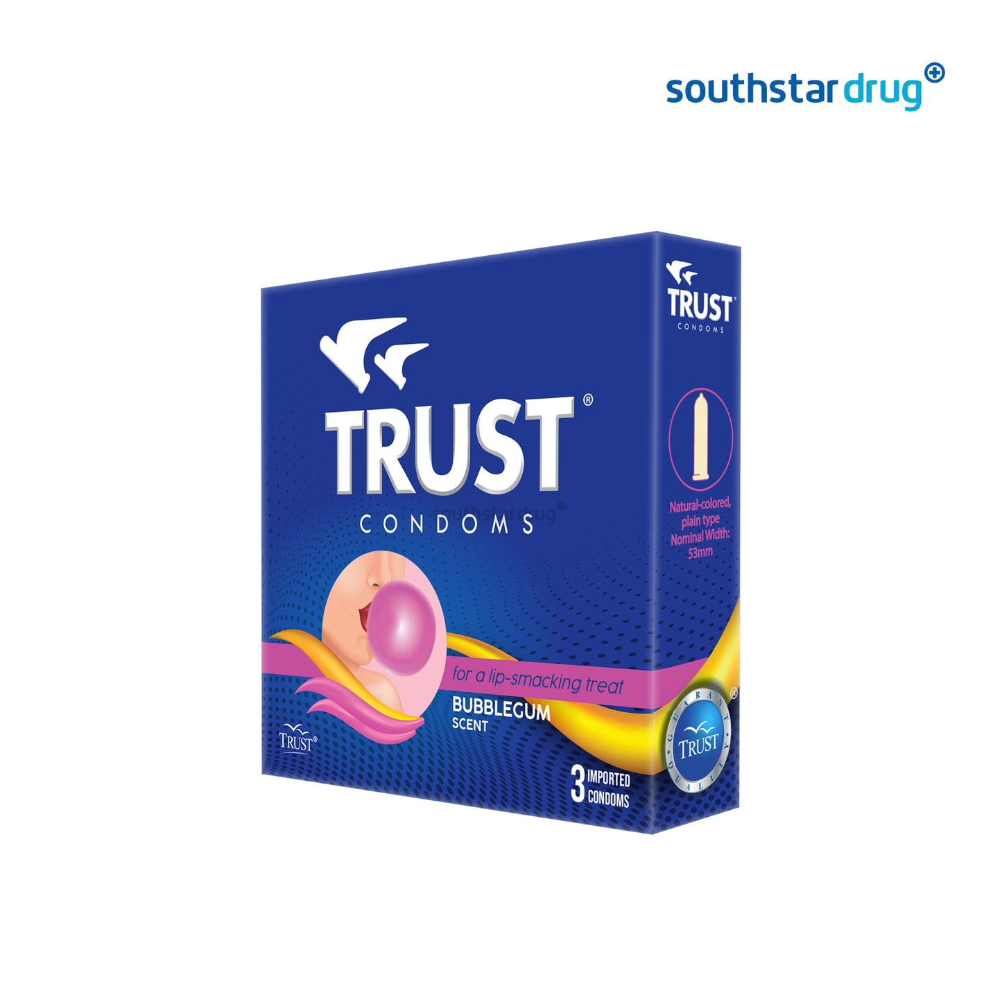 Trust Bubble Gum Condom - 3s