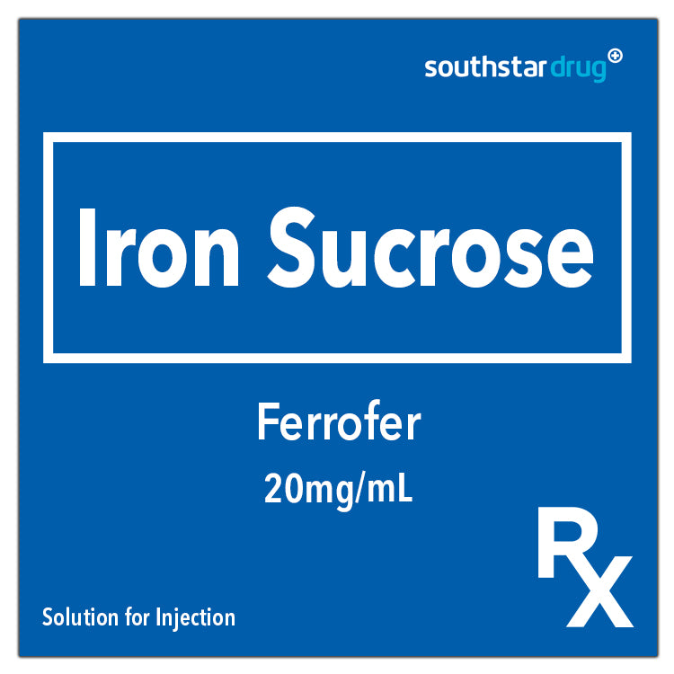 Rx: Ferrofer 20mg/ml Solution For Injection 5ml 5X1