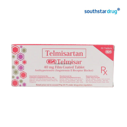 Rx: Telmisar 40mg Tablet