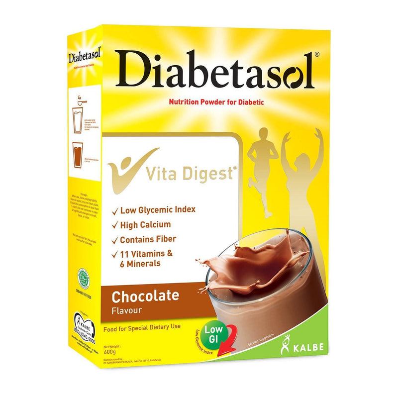 Diabetasol Chocolate 600G With Promo Bundle