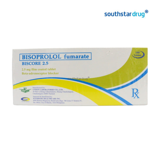 Rx: Biscore 2.5 2.5mg Tablet