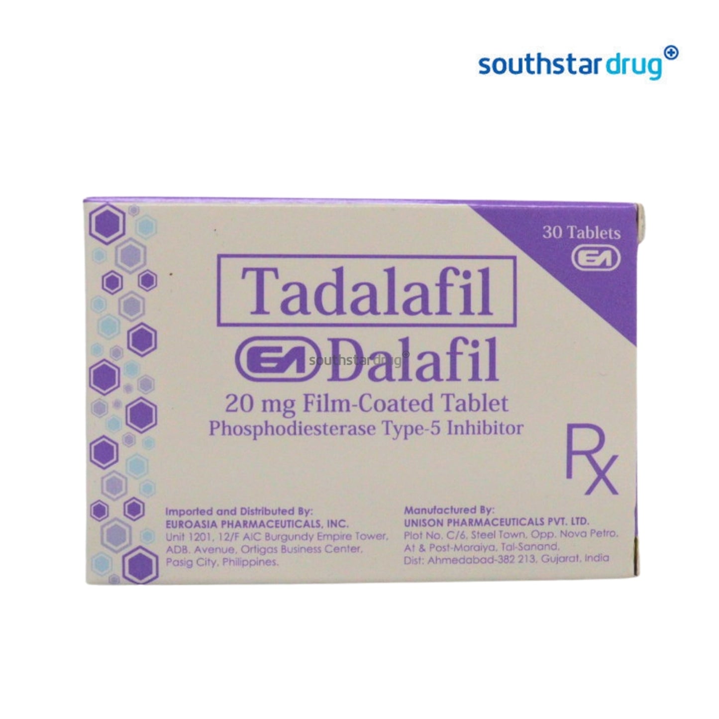 Rx: Dalafil 20mg Tablet
