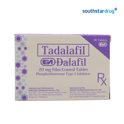 Rx: Dalafil 20mg Tablet