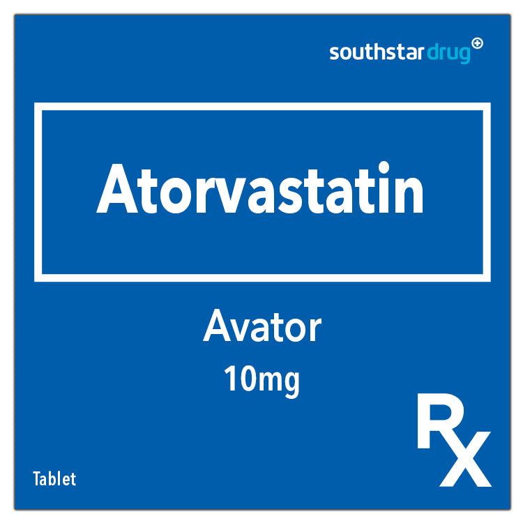 Buy Rx Avator 10mg Tablet Online Southstar Drug