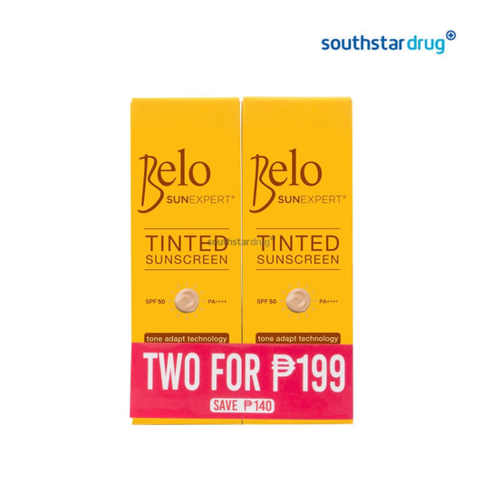 Belo Tinted Sunscreen Cream Spf50 @199 10mlx2
