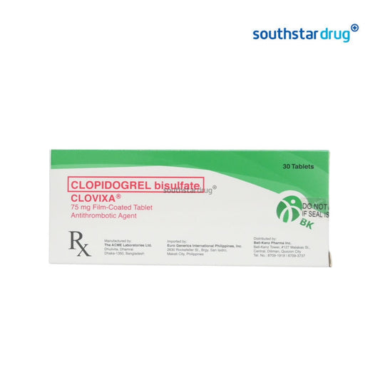 Rx: Clovixa 75mg Tablet