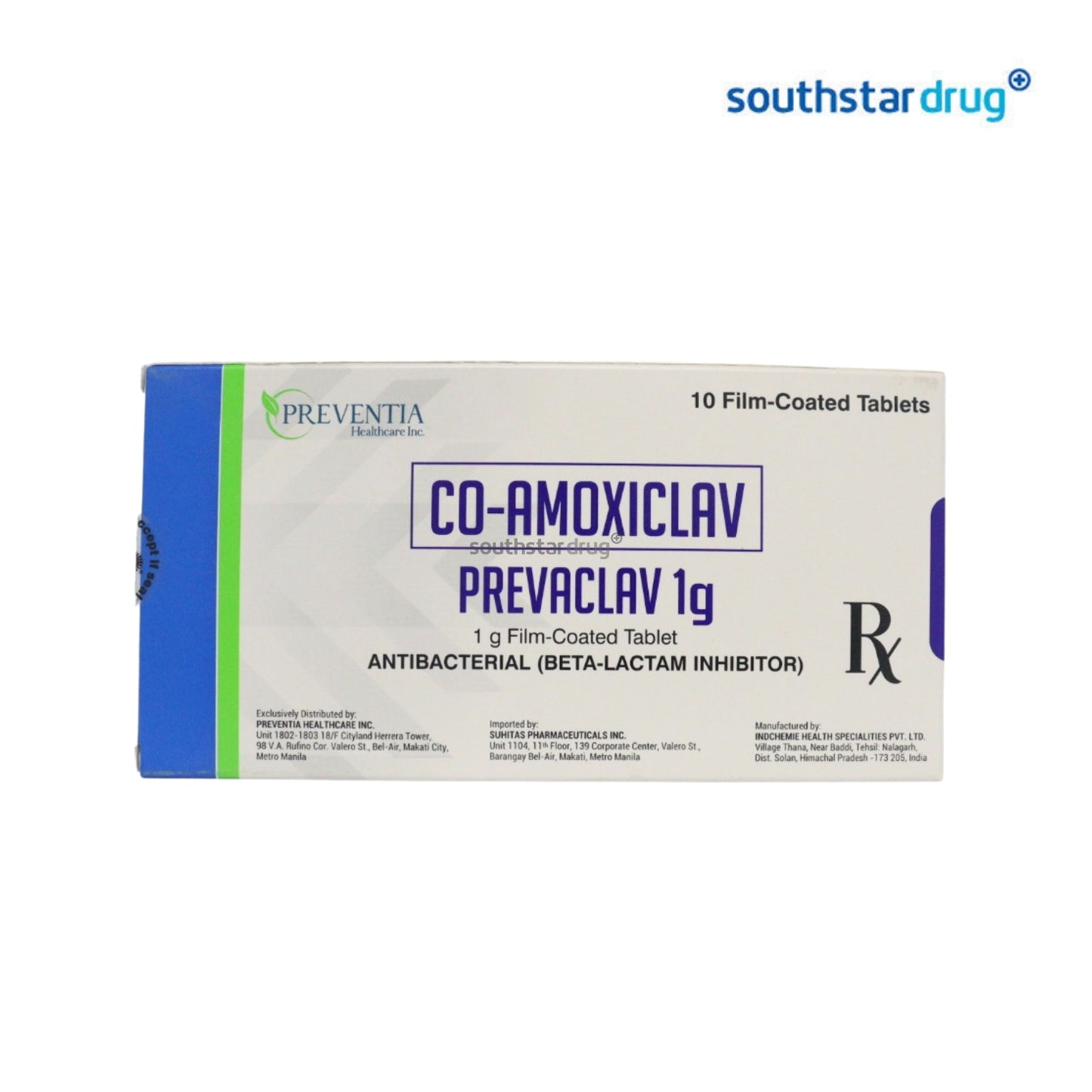 Rx: Prevaclav 1g Tablet