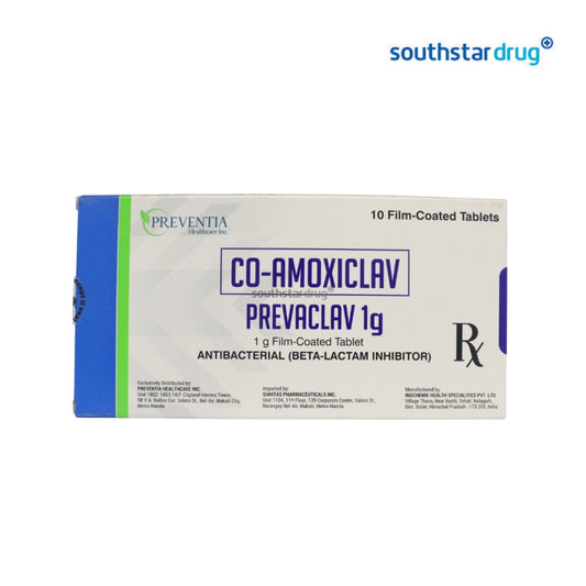 Rx: Prevaclav 1g Tablet