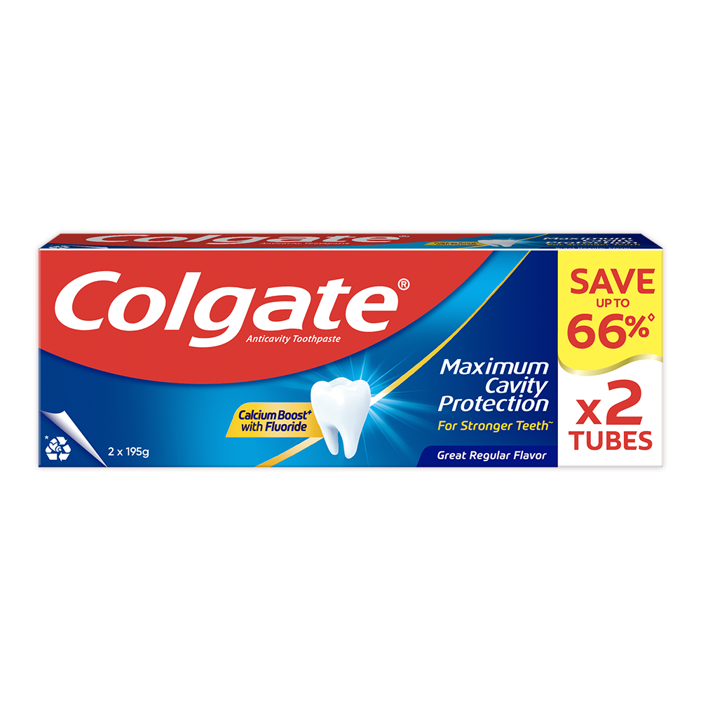 Colgate Fresh GRF with Amino Acid Toothpaste 195g - 2s