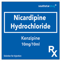 Rx: Kenzipine 10mg/10ml Solution for Injection