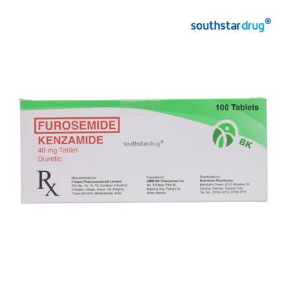 Rx: Kenzamide 40mg Tablet